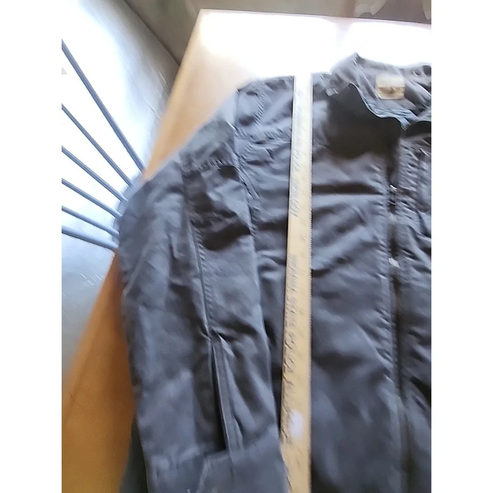 Red Head Mens Hunting Jacket 100% Cotton Full‎ Zip Blue Gray L